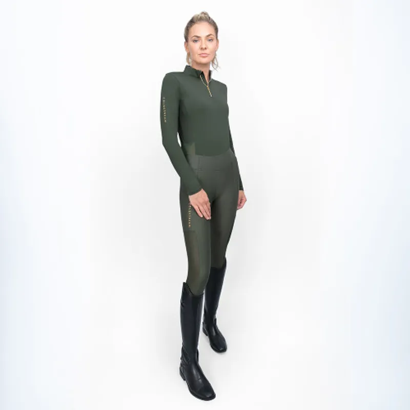 Coldstream Ednam Base Layer - Fern Green-4